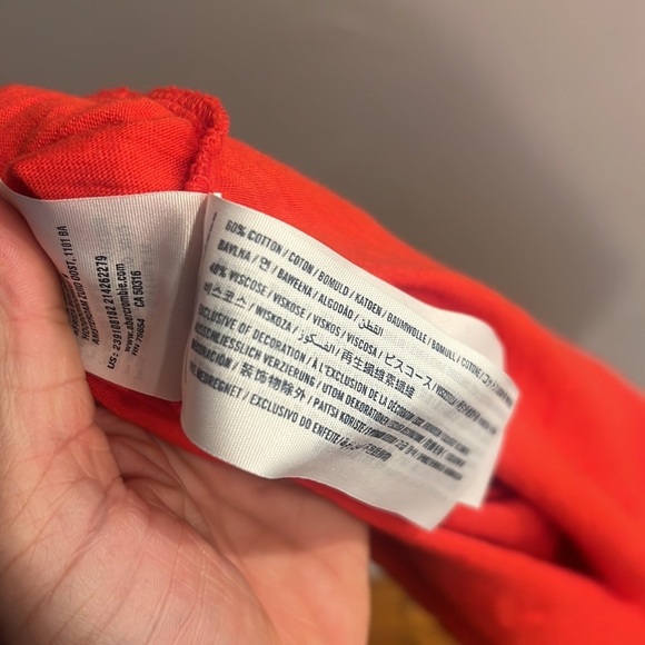 ABERCROMBIE KIDS Girl’s Bright Red Braided Strap Tank Top Size 11/12 - Picture 5 of 5